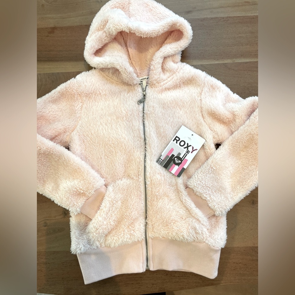 Pale pink, NWT Roxy girls fleece